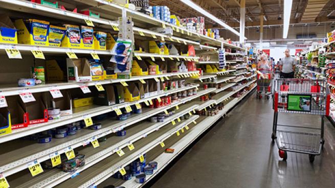 Panic-Buying in Grocery Store Teaser