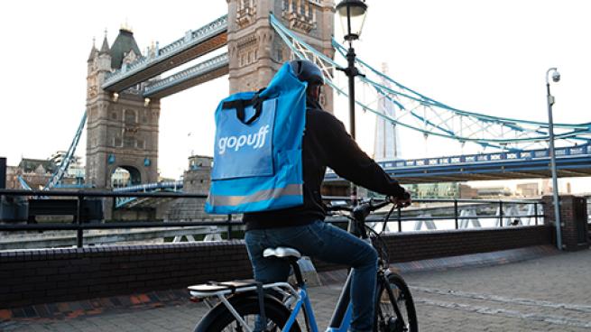 Gopuff Bike Delivery London Teaser