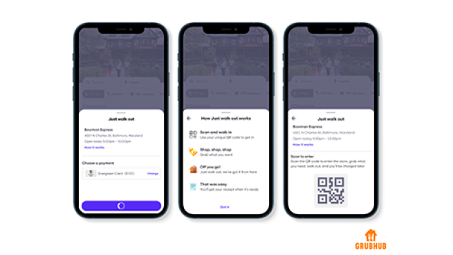 Loyola  Grubhub Amazon Just Walk Out Teaser