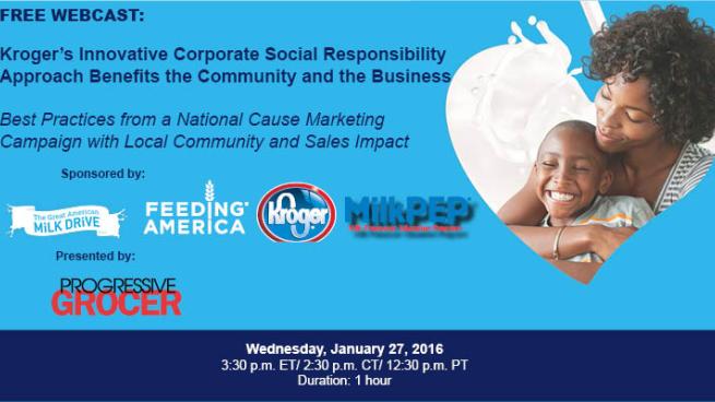 Kroger's Innovative Corporate Social Responsibility Approach Benefits ...