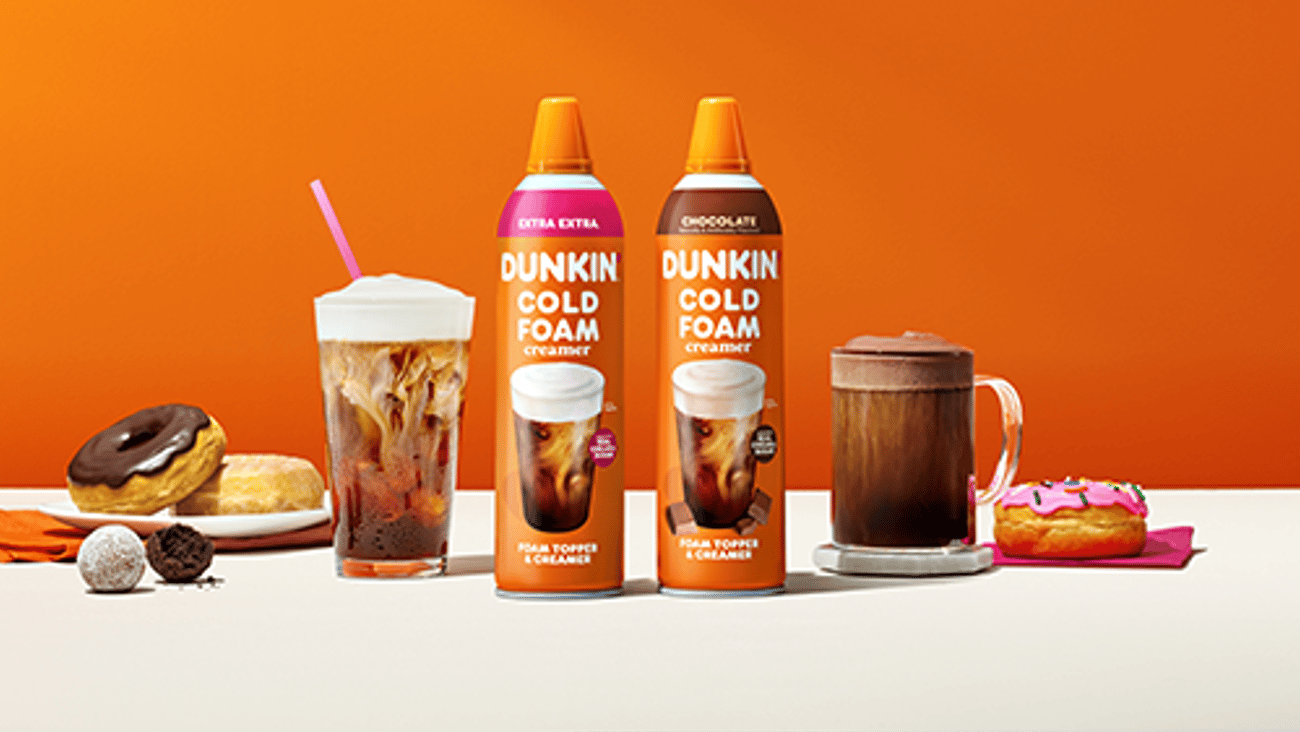 Dunkin' Cold Foam Creamers Hero Image Teaser
