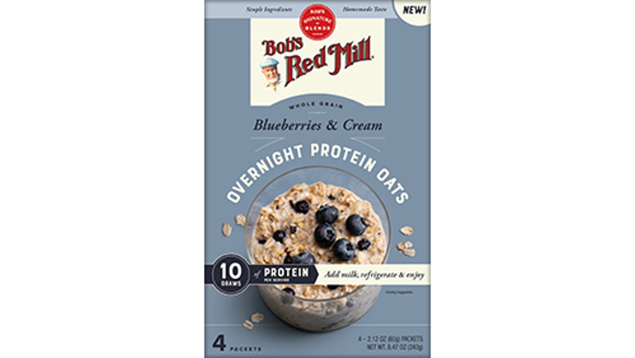 Bob's Red Mill Overnight Protein Oats Teaser