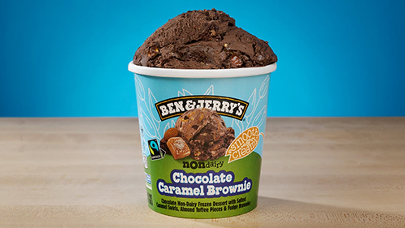 Ben & Jerry’s Non-Dairy Chocolate Caramel Brownie Teaser