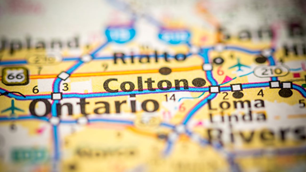 Colton California Map Teaser