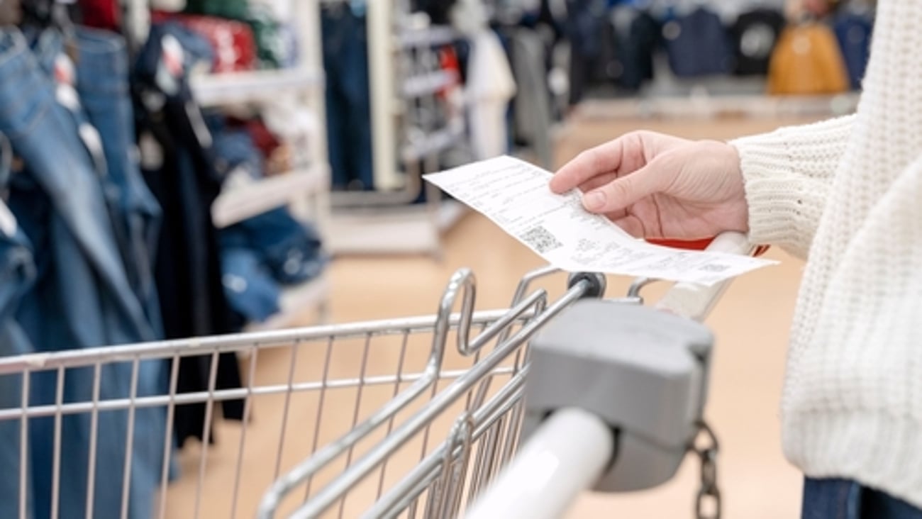 Grocery receipt