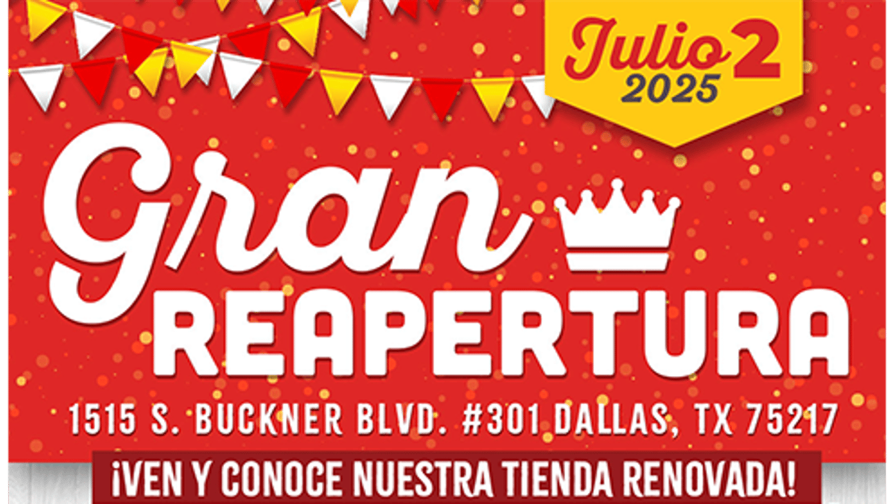 El Rancho Supermercado Reopening Dallas Teaser