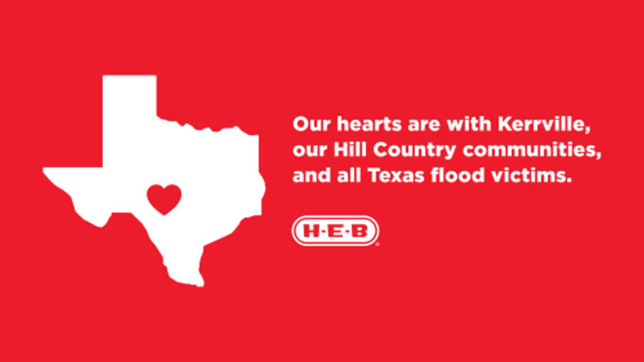 H-E-B support Texas