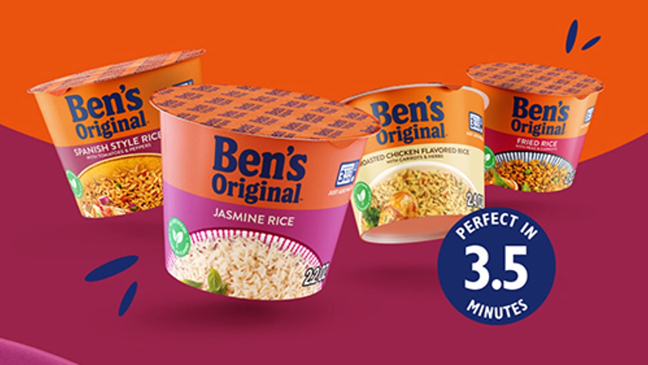 Uncle Ben's Single-Serve Rice Cups Teaser