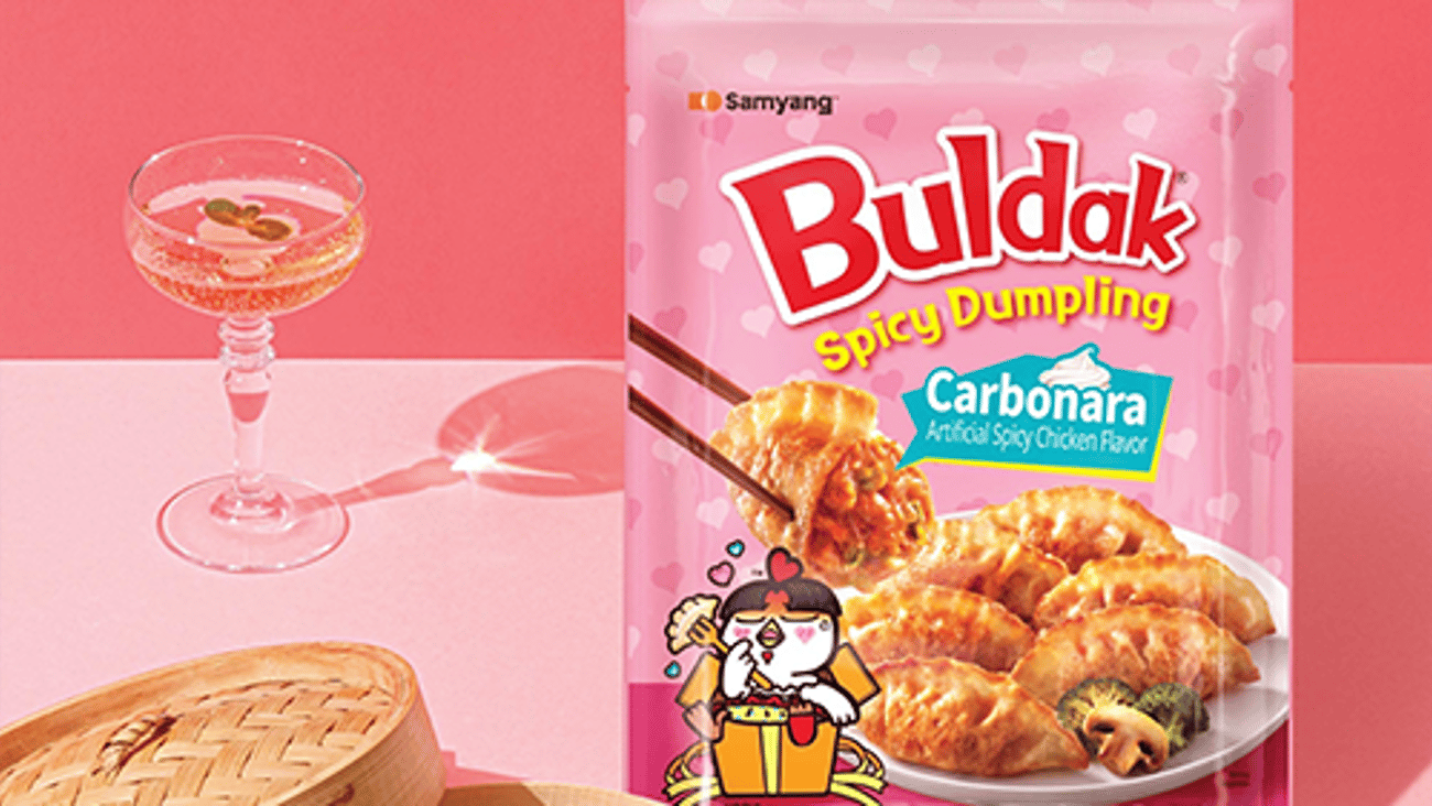 Buldak Carbonara Dumplings Teaser