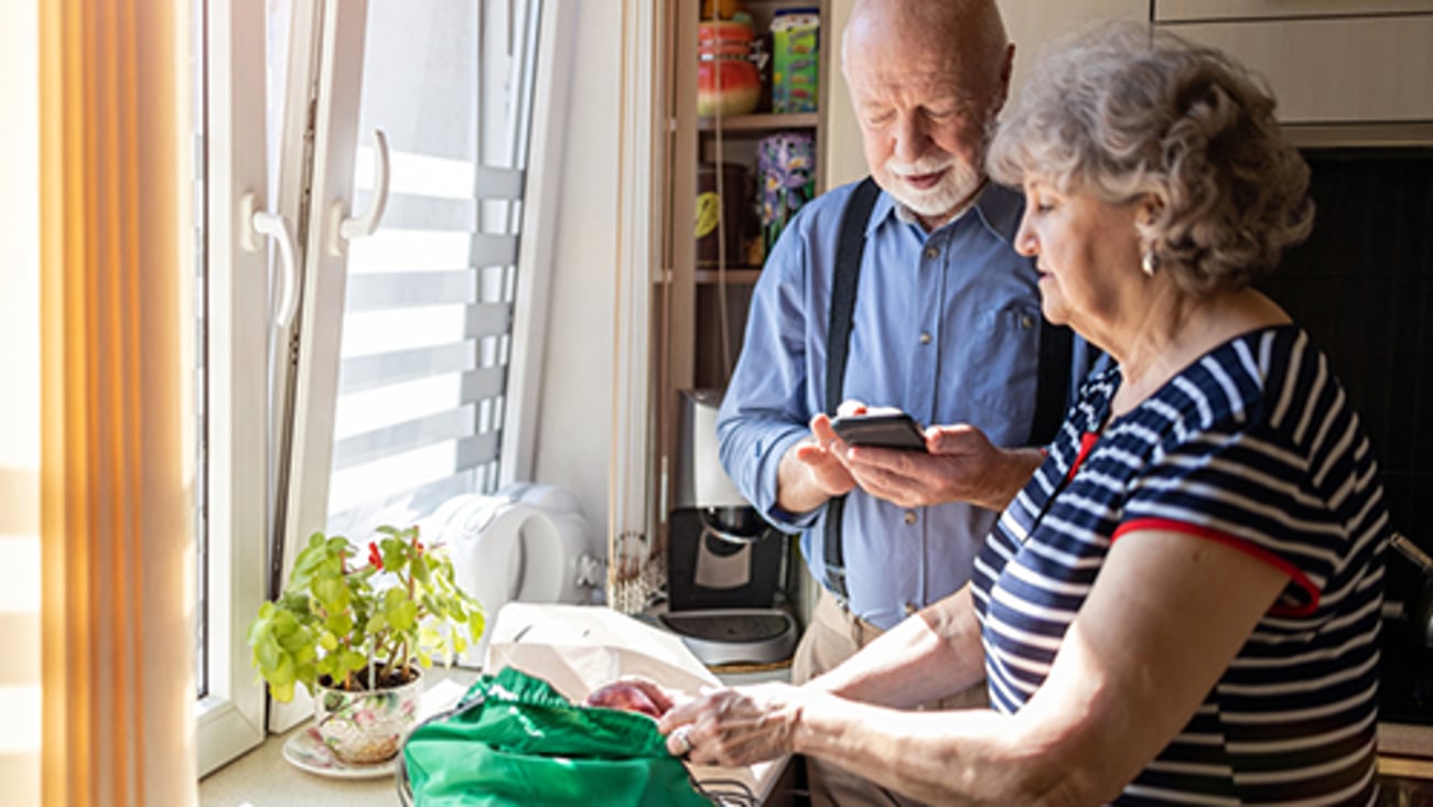 Older Couple Groceries Teaser