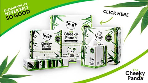 The Cheeky Panda, Plastic Free Tissues