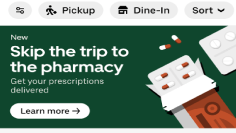 Uber Takes On Prescription Delivery 