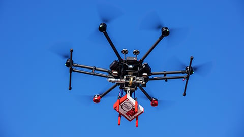 Coca-Cola with Coffee Walmart drone