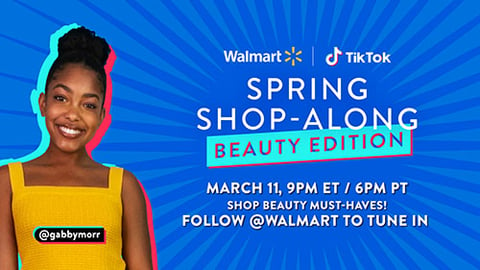 Walmart Teams With TikTok on ‘Spring Shop-Along’ Gabby Morrison 