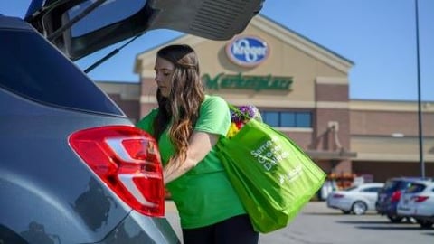 a person standing in front of a car