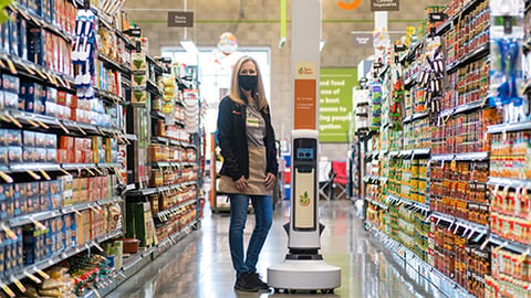 Robots Now Traversing Save Mart's Aisles Simbe Robotics Tally