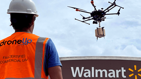 Walmart Invests in Drone Company DroneUp