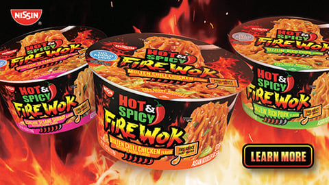 Nissin Hot & Spicy FIRE WOK