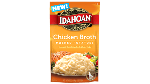 Idahoan Chicken Broth Mashed Potatoes Teaser