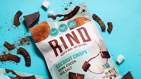 Rind Dark Cocoa Sea Salt Coconut Crisps