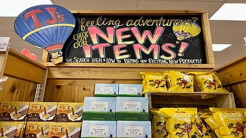Trader Joe's new item display
