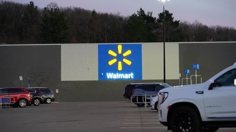 Walmart at night