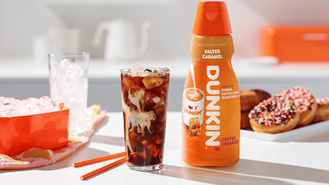 Dunkin' Salted Caramel Creamer Teaser