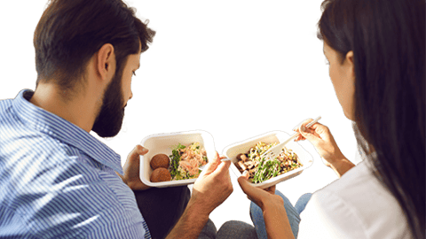 Couple Enjoying Healthy Meals Teaser
