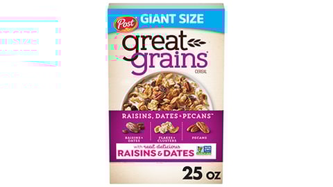 Great Grains Giant Size Cereal Packaging Teaser