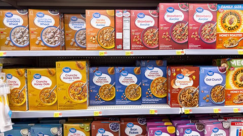 Walmart Great Value Cereal Shelf Teaser