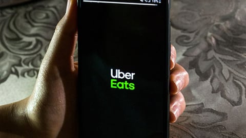 Uber Eats App in Hand Teaser