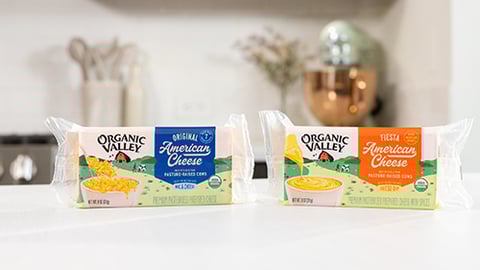 Organic Valley American Cheese Blocks Teaser