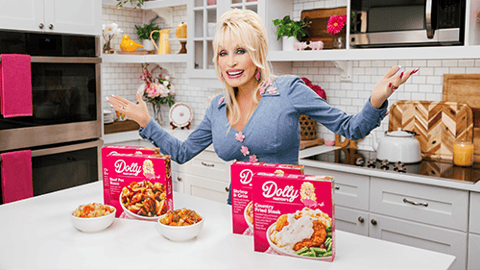 Conagra Brands Dolly Parton's Single-Serve Frozen Meals Teaser