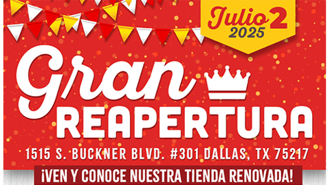 El Rancho Supermercado Reopening Dallas Teaser