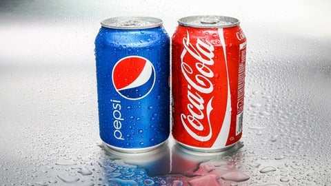 coke and pepsi
