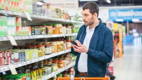 Shopper Using Marketing Search