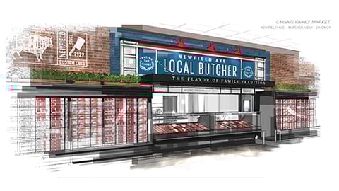 Cingari Family Market Butcher View Revised Rendering Teaser