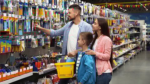Back-to-School Shopping Supermarket Family Teaser