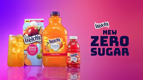 Welch's Zero Sugar Juice Line Teaser