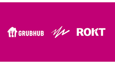 Grubhub Rokt Logos Teaser