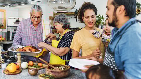 Family Cooking Thanksgiving Dinner Teaser