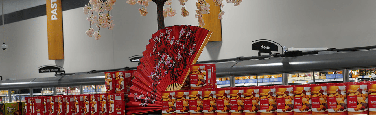 Kroger Marketplace Plano Texas Grand Opening Asian Display Hero