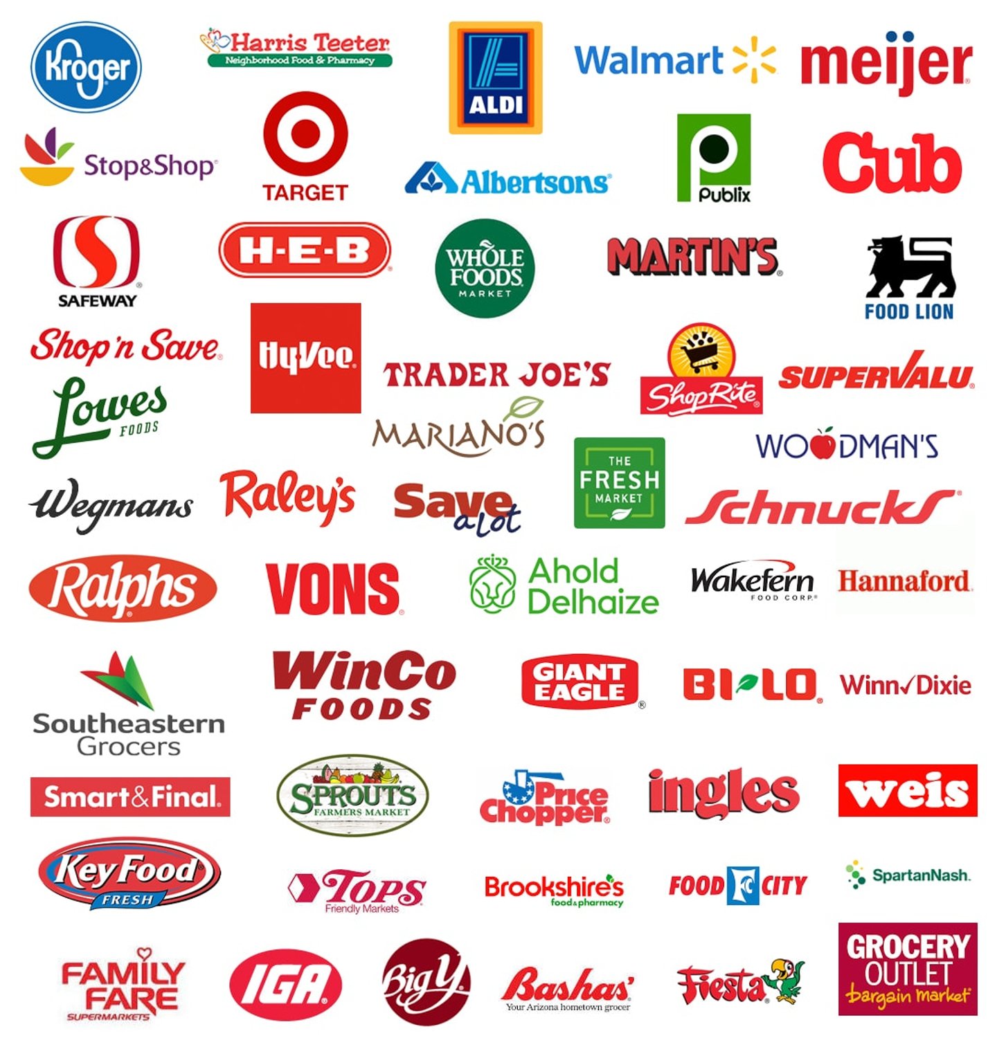 PG retailer subscribers logos