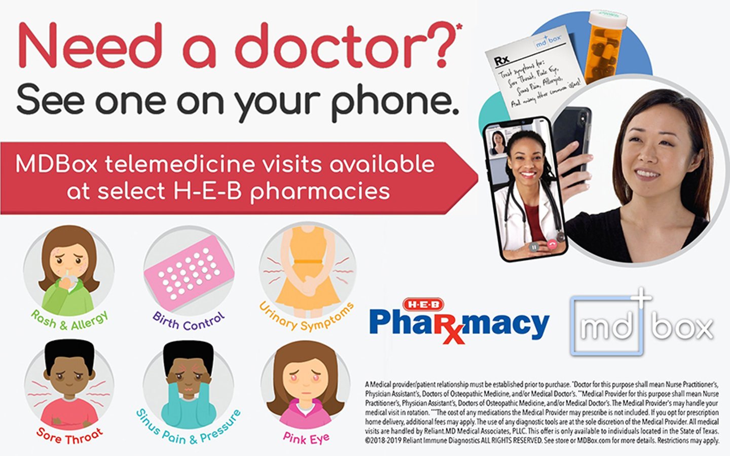 H-E-B Pharmacies Provide Telemedicine Solution