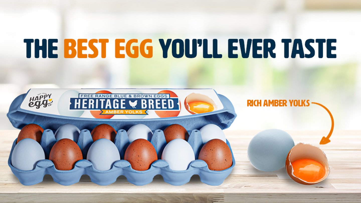 Happy Egg Co® Heritage Breed Free Range Eggs