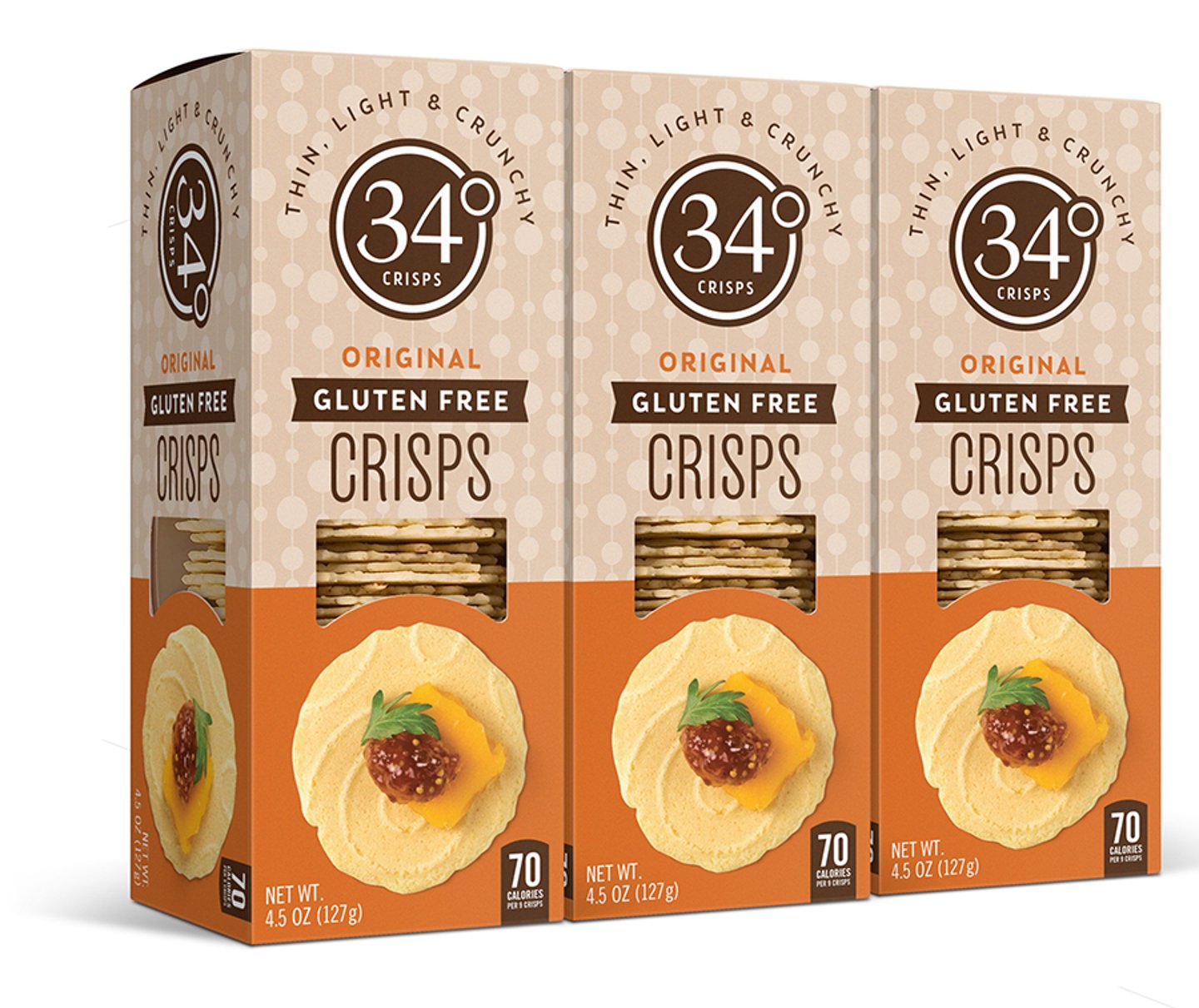 34 Degrees Original Gluten Free Crisps