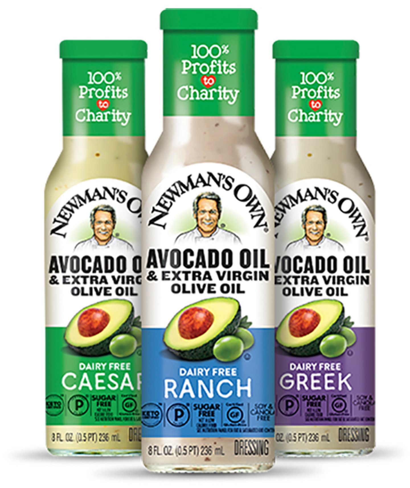 Newman’s Own Avocado Oil & Extra Virgin Olive Oil Salad Dressings