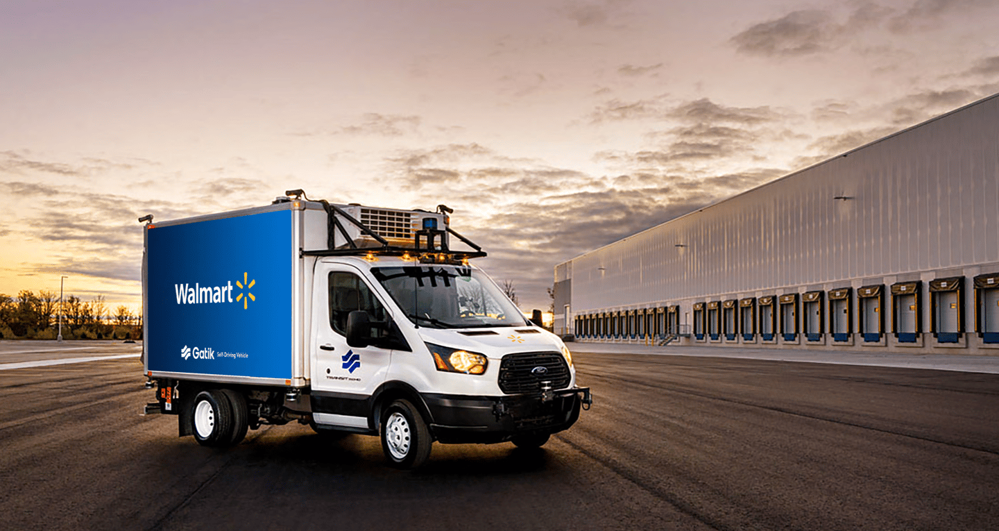 Walmart Growing Self-Driving Vehicle Pilot Gatik Arkansas Louisiana