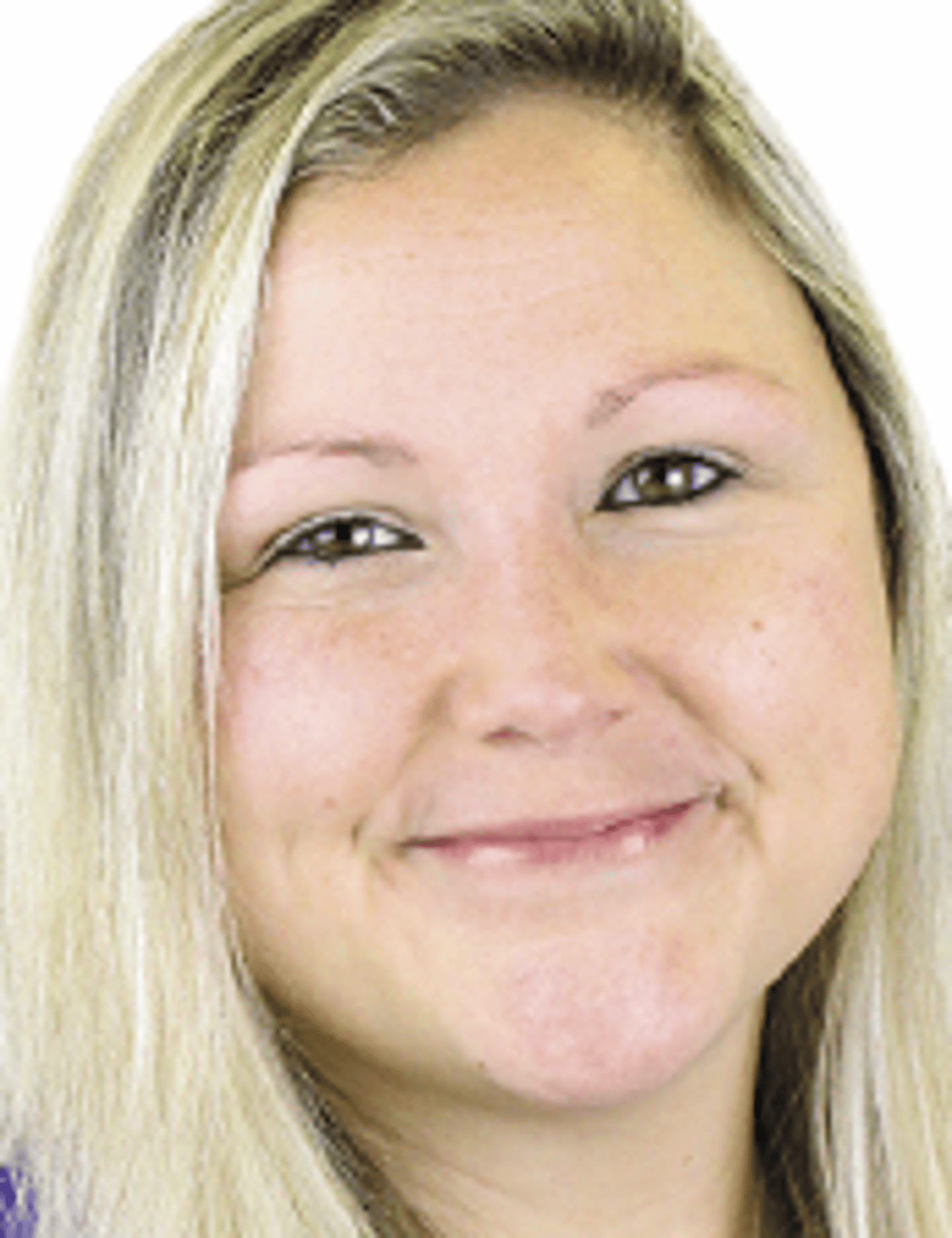 a close up of a woman who is smiling at the camera