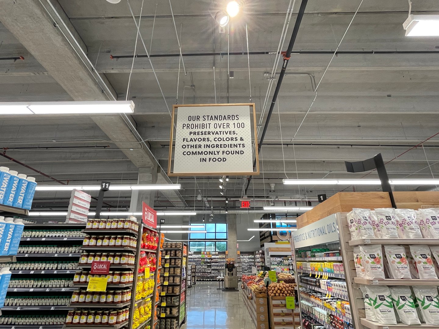 a store inside of a building